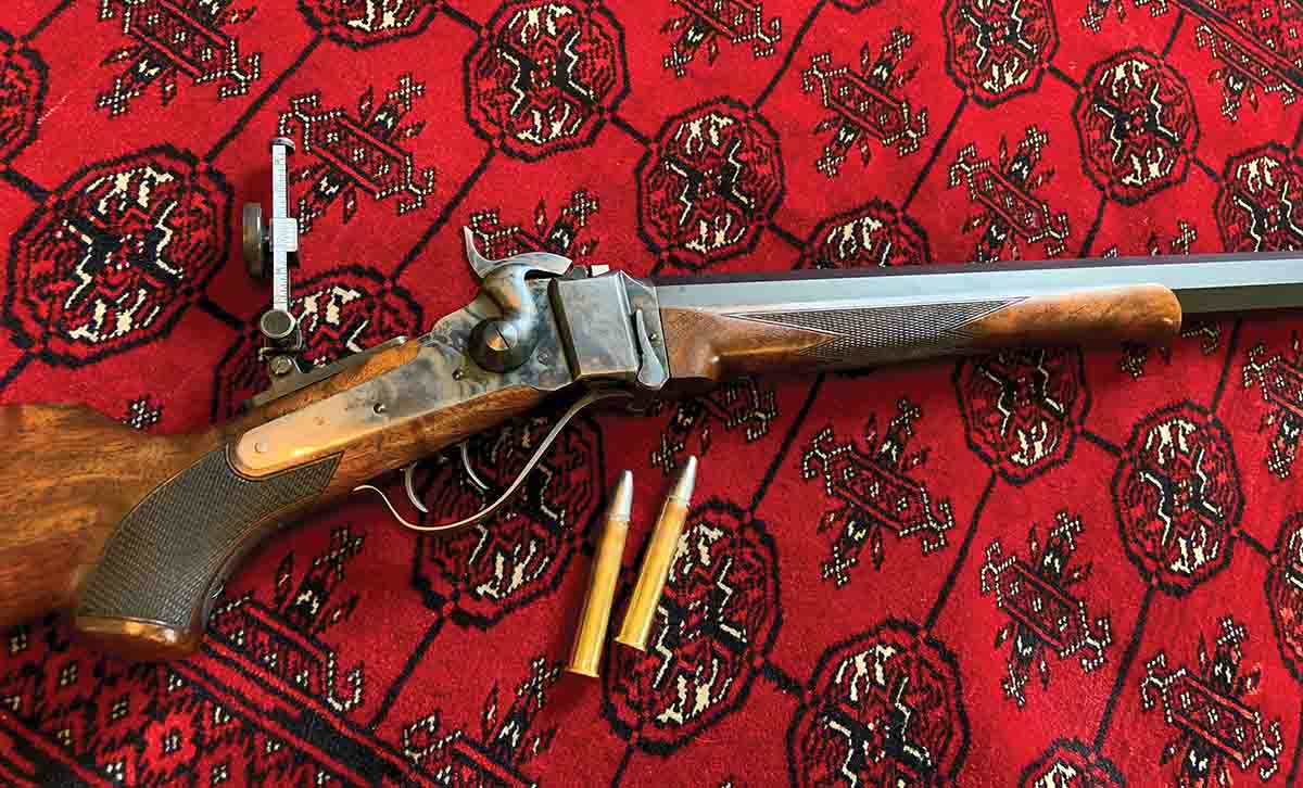 Shiloh Sharps .45-90 rifle that started the search for the proper bullet temper.